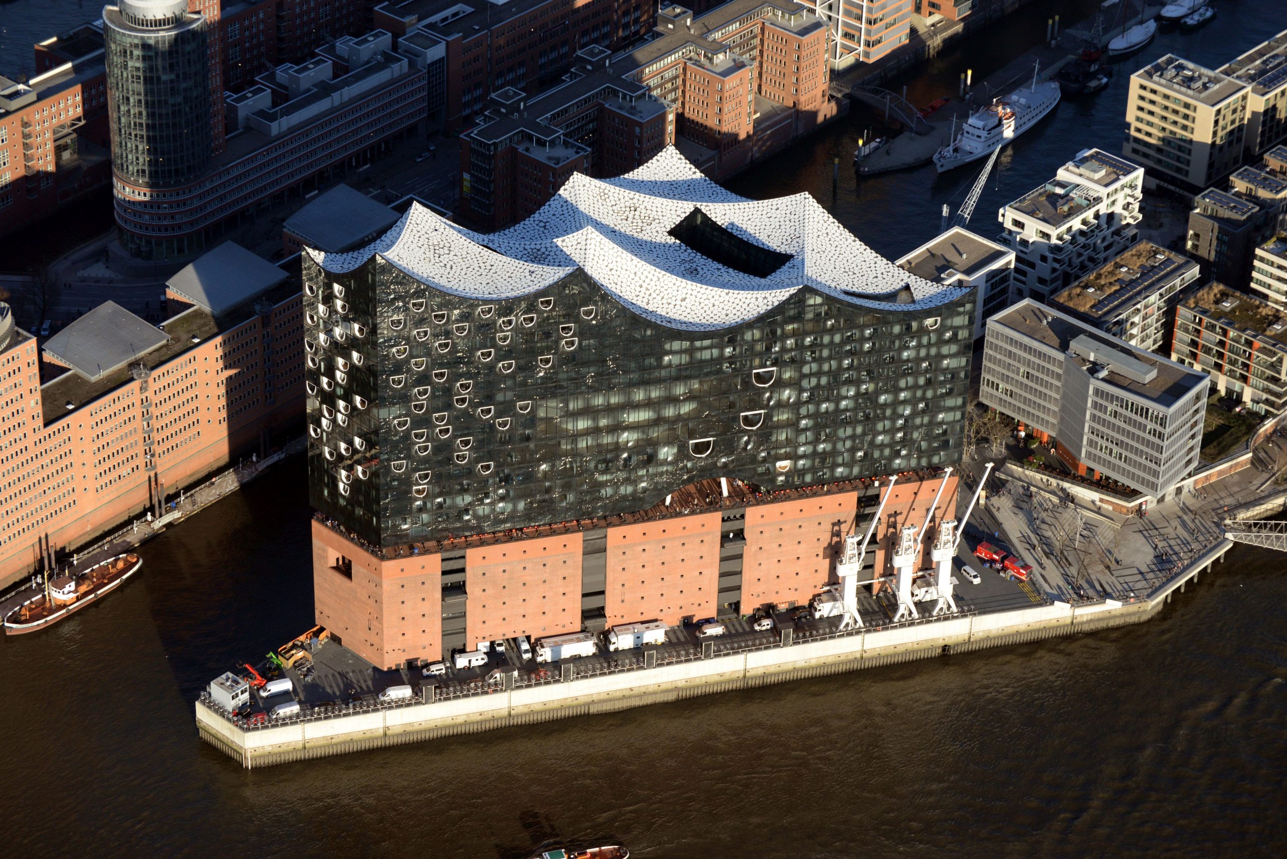 Elbphilharmonie Luftaufnahme